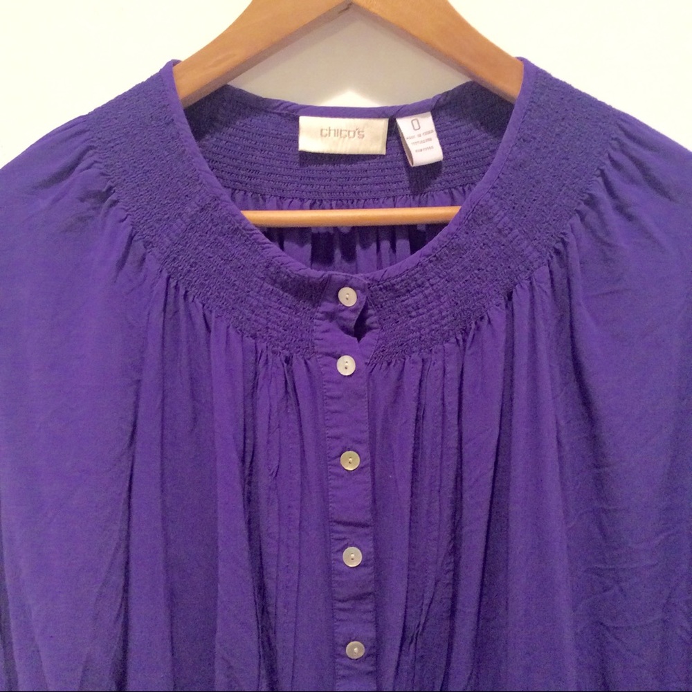 Button Blouse - Picture 2 of 4
